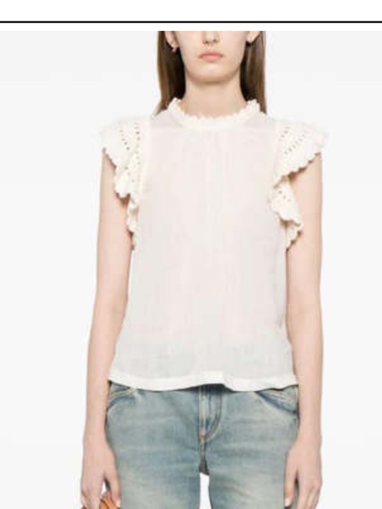 Ulla Johnson Handmade Kaia Crochet Top